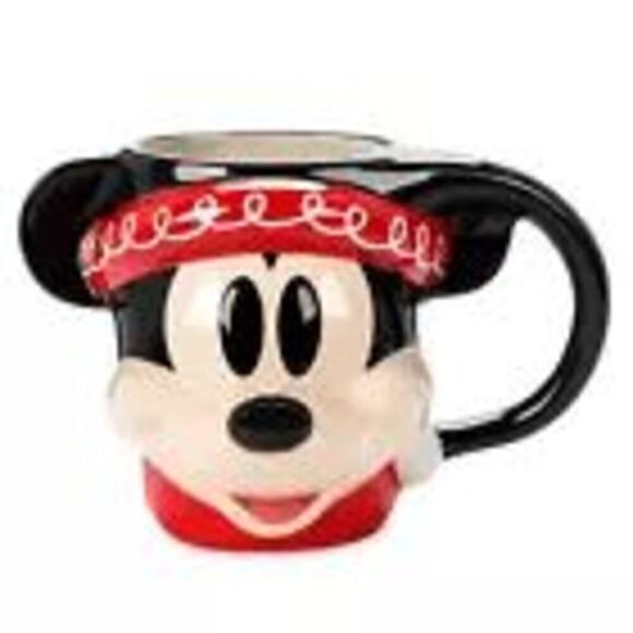 Mickey Mouse Christmas Holiday Hot Chocolate Mug 2024 Disney Parks NEW NIB - Picture 5 of 9